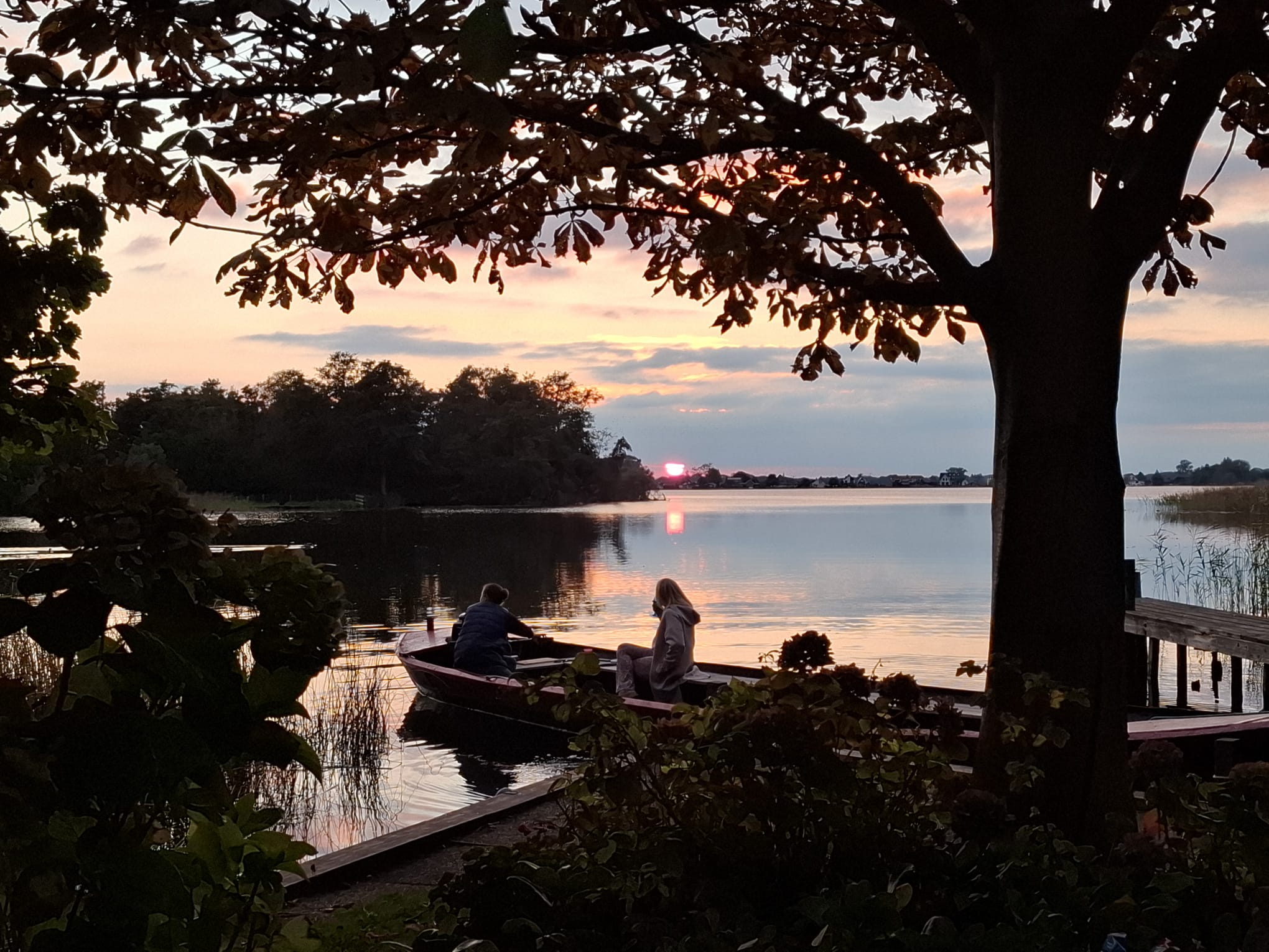 avond bij het water eiland loosdrecht